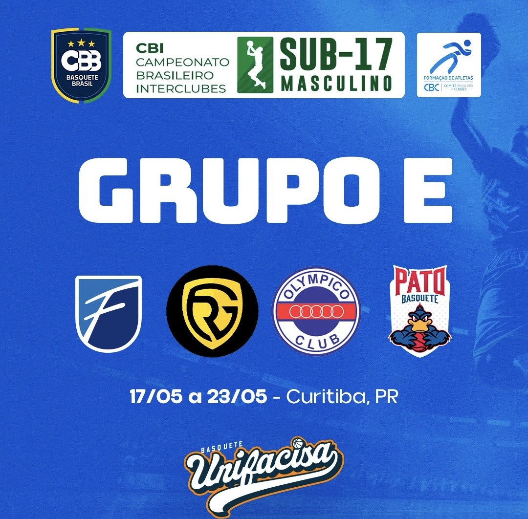 Basquete Unifacisa representará a Paraíba no CBI Sub-17, em Curitiba (PR)