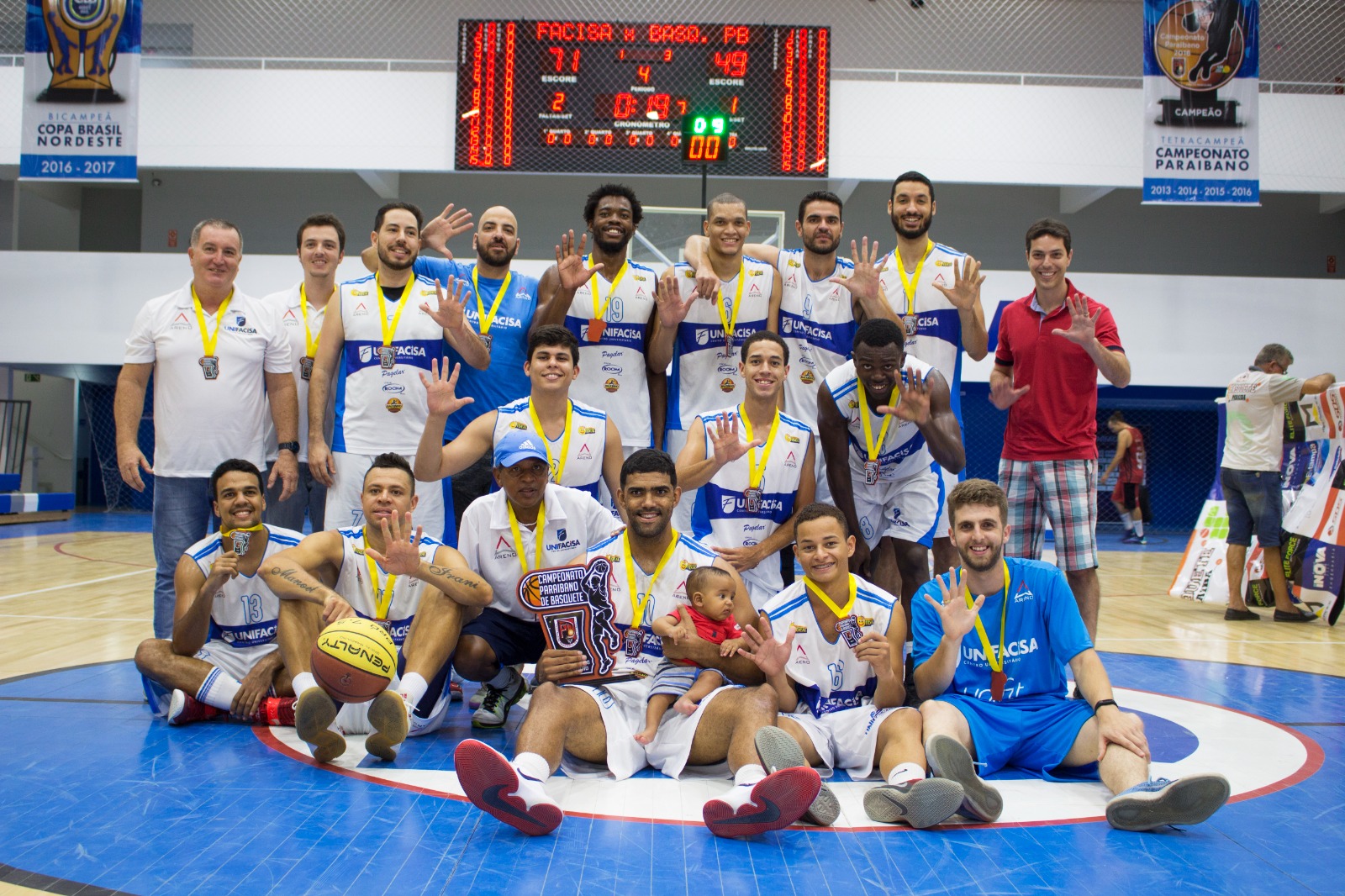 Em busca do heptacampeonato, Basquete Unifacisa retorna ao Campeonato Paraibano; confira a tabela de jogos 