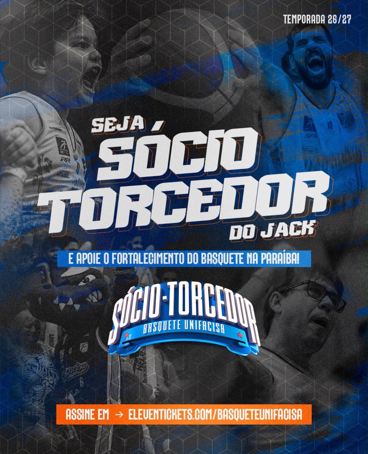 Basquete Unifacisa lança planos de sócio-torcedor para a temporada 2026/27 